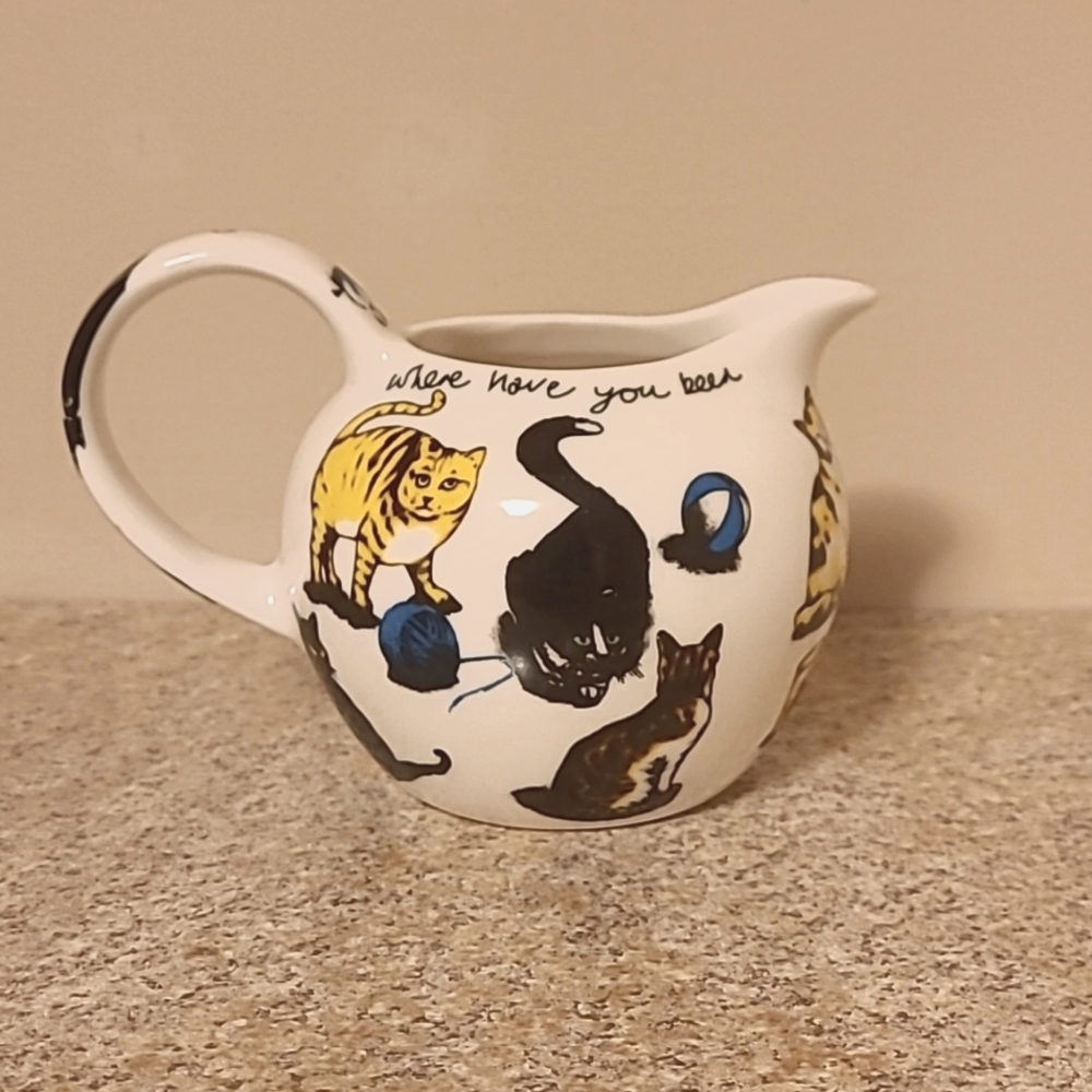 Paul Cardew Designs Creamer "Cat Tea"